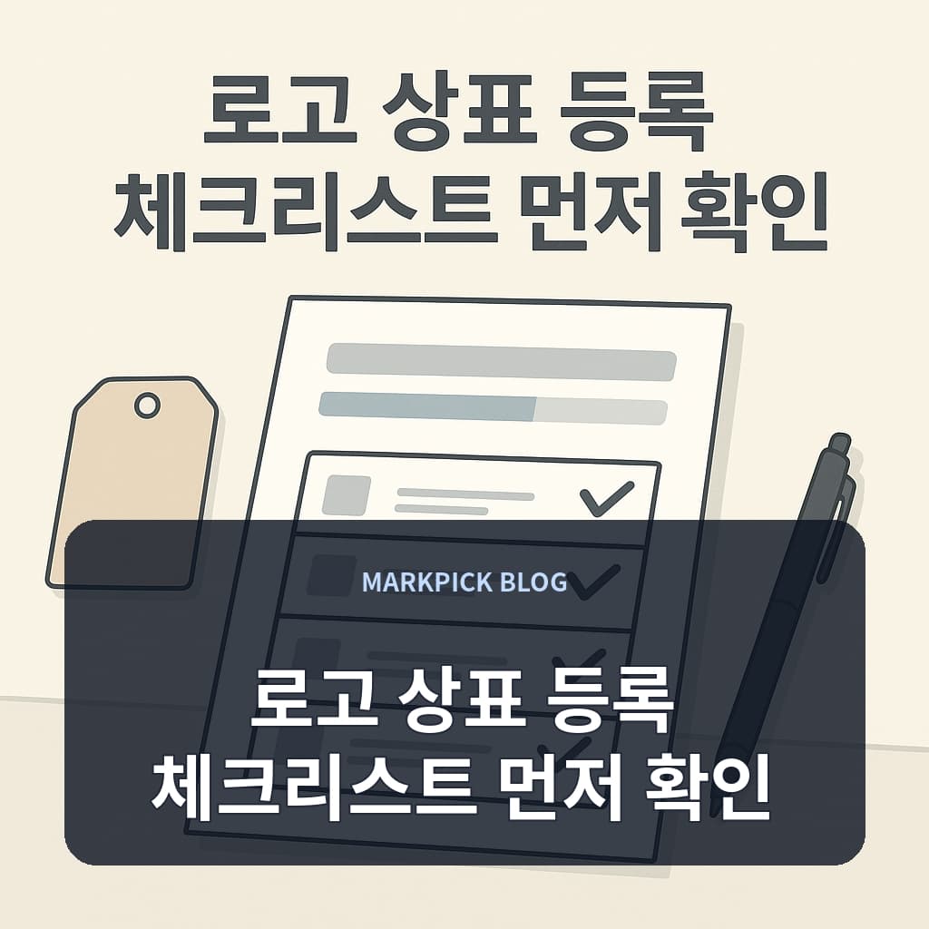 로고 상표 등록 체크리스트 먼저 확인