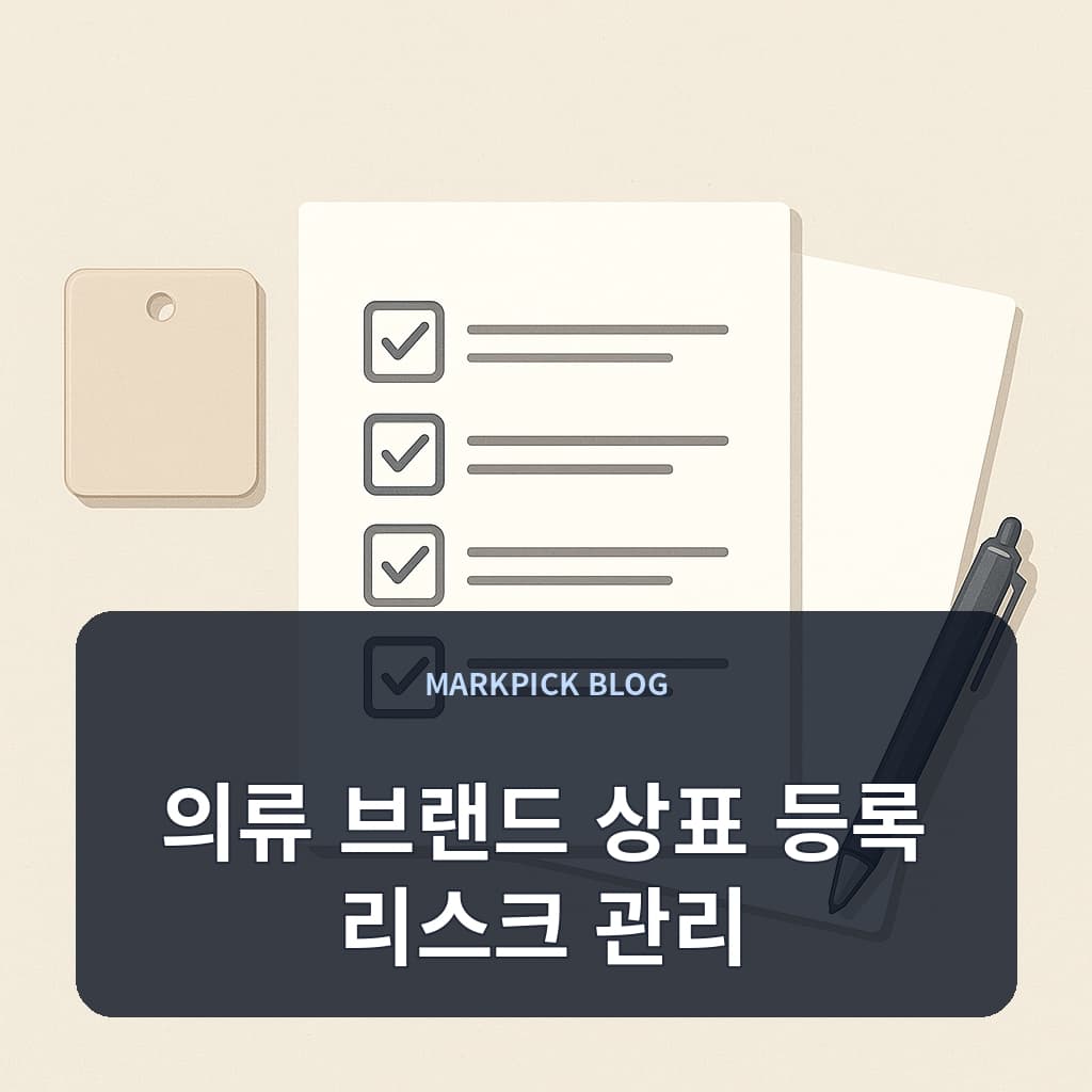의류 브랜드 상표 등록 리스크 관리