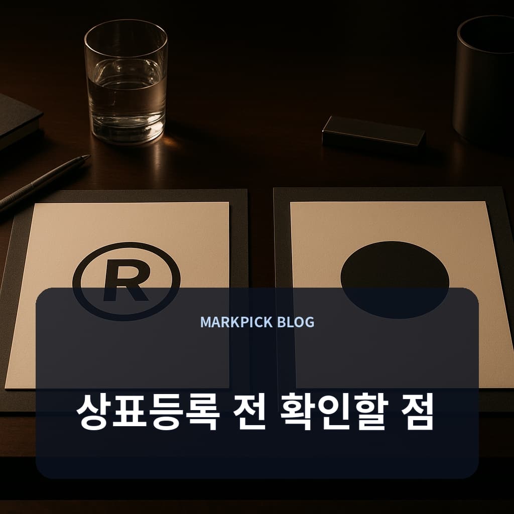 상표등록 전 확인할 점