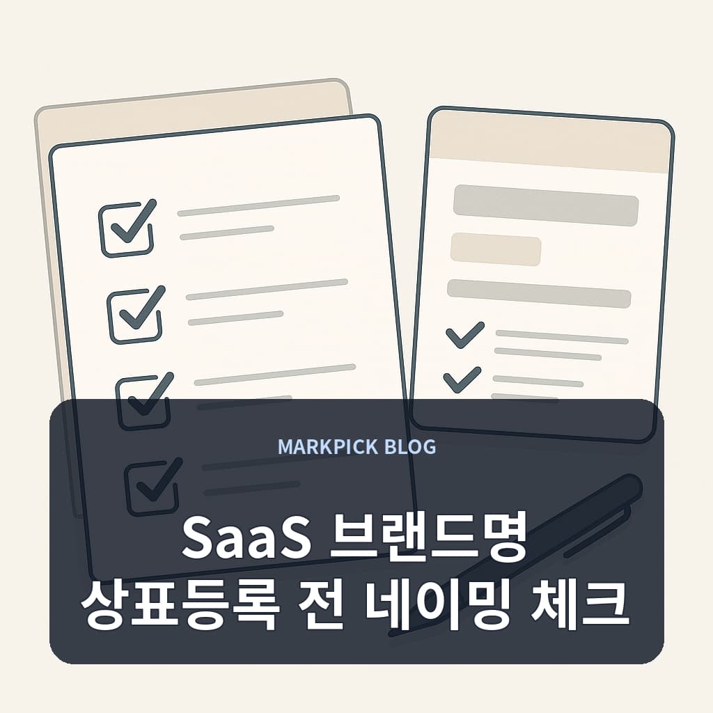 SaaS 브랜드명 상표등록 전 네이밍 체크
