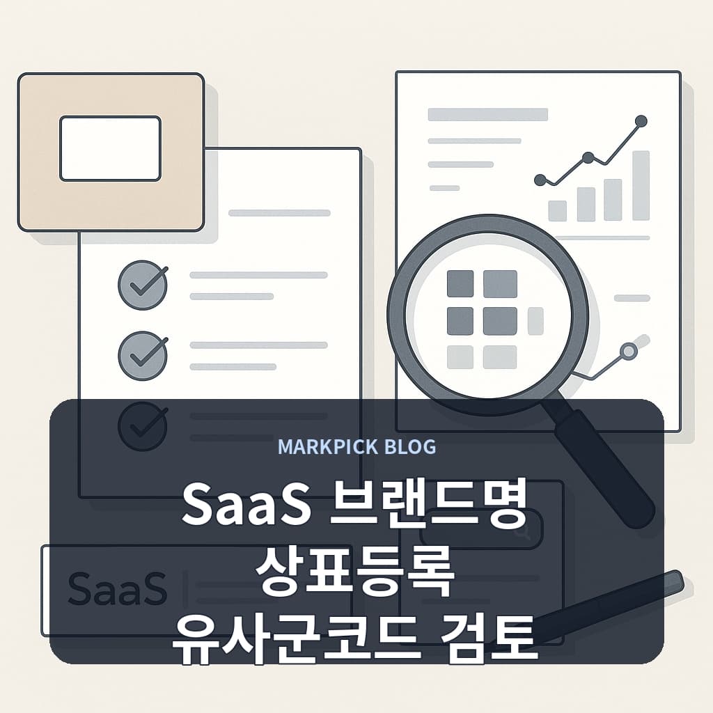 SaaS 브랜드명 상표등록 유사군코드 검토