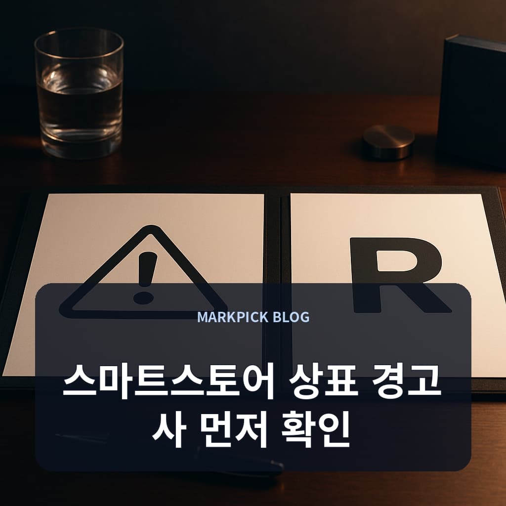 스마트스토어 상표 경고 사 먼저 확인