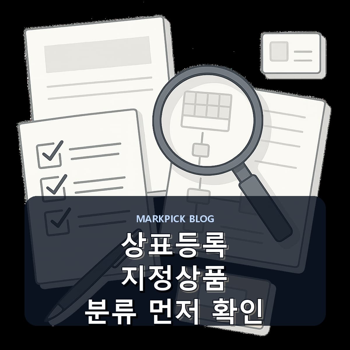 상표등록 지정상품 분류 먼저 확인