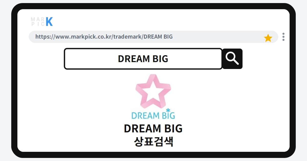 DREAM BIG 상표 · 특허, 부동산 독점권 등록 전략 파헤치기
