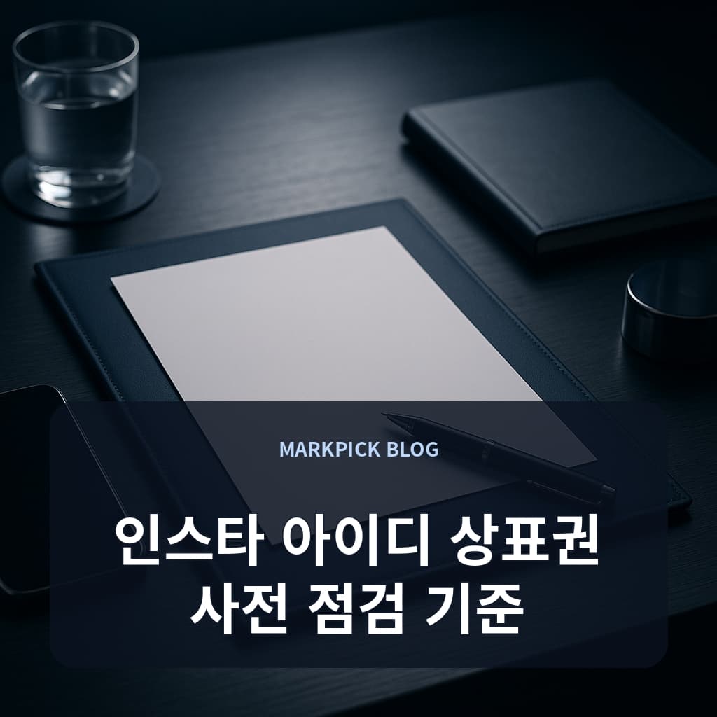 인스타 아이디 상표권 사전 점검 기준