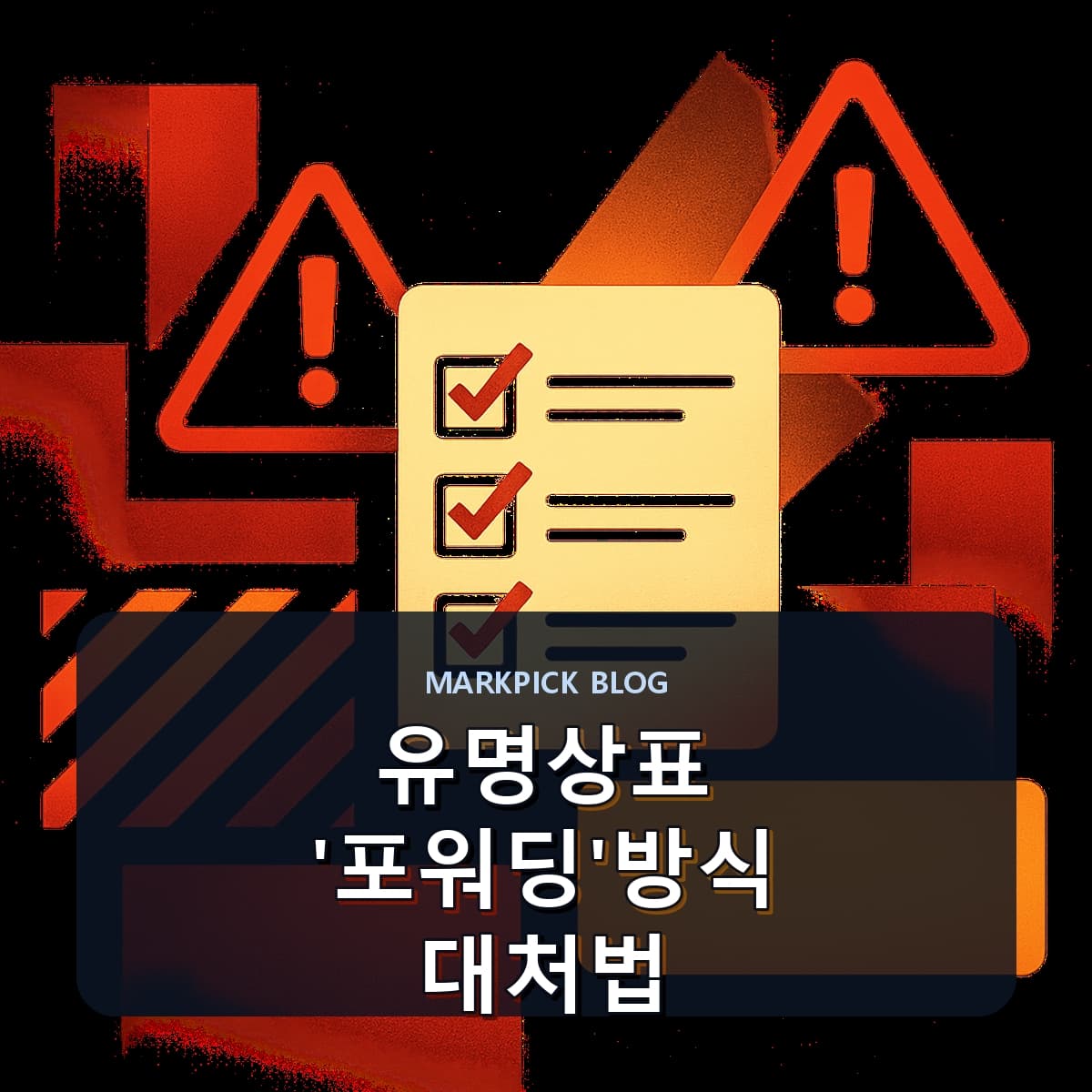 유명상표 '포워딩'방식 대처법